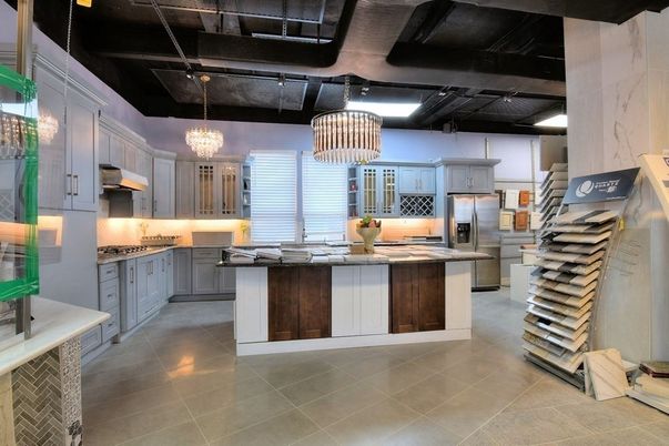 Chandelier, Interior, Kitchen, Stainless Steel Appliances