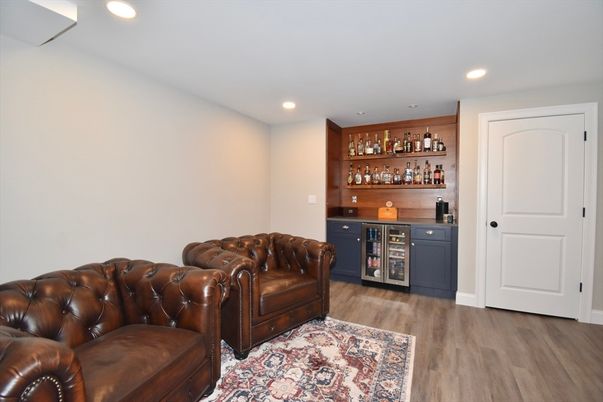 Interior, Recessed Lighting, Wood Texture Flooring