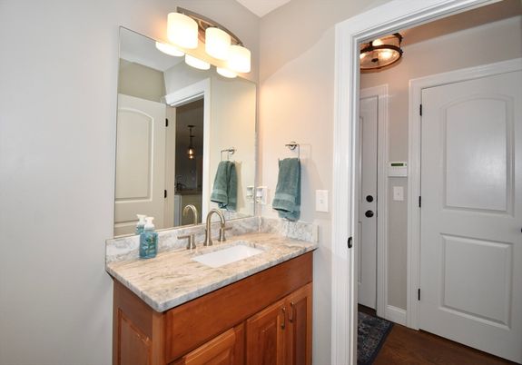 Bathroom, Interior, Wood Texture Flooring