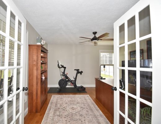 Fitness Equipment, Interior, Wood Texture Flooring