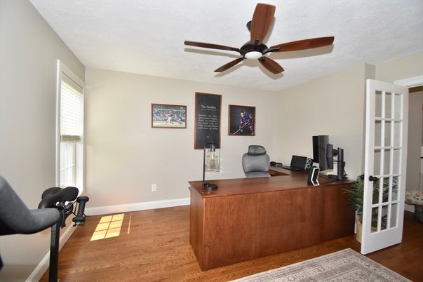 Home Office, Interior, Wood Texture Flooring