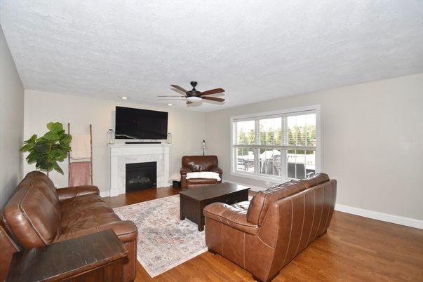 Fireplace, Interior, Living room, Wood Texture Flooring