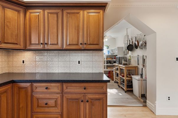 Interior, Kitchen, Wood Texture Flooring