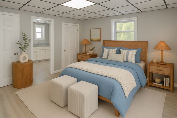 Bedroom, Interior, Wood Texture Flooring