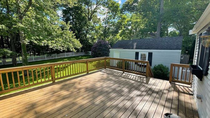 Exterior, Wood Texture Flooring
