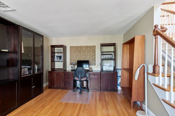 Home Office, Interior, Wood Texture Flooring