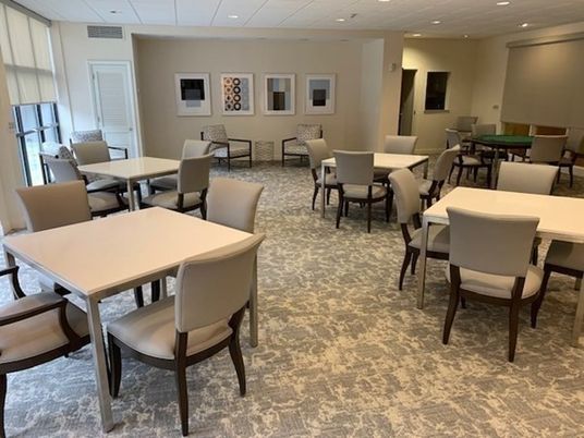 Dining room, Interior, Recessed Lighting