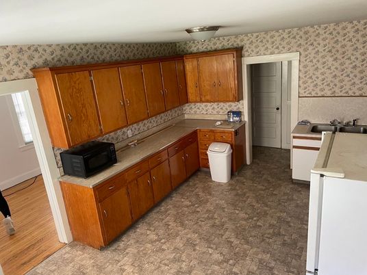 Interior, Kitchen, Wood Texture Flooring