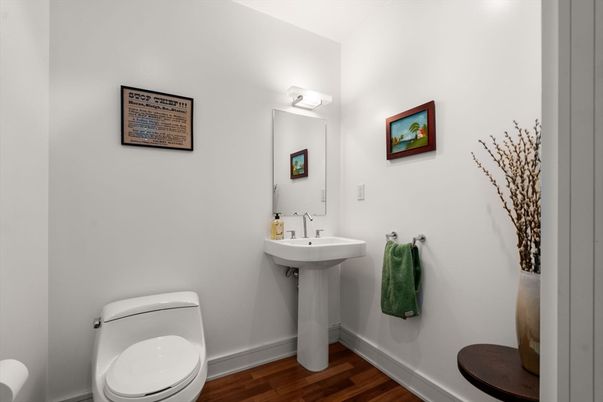 Bathroom, Interior, Wood Texture Flooring