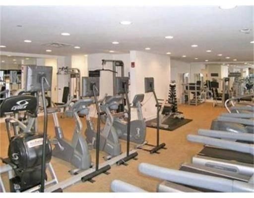 Fitness Equipment, Gym, Interior, Recessed Lighting