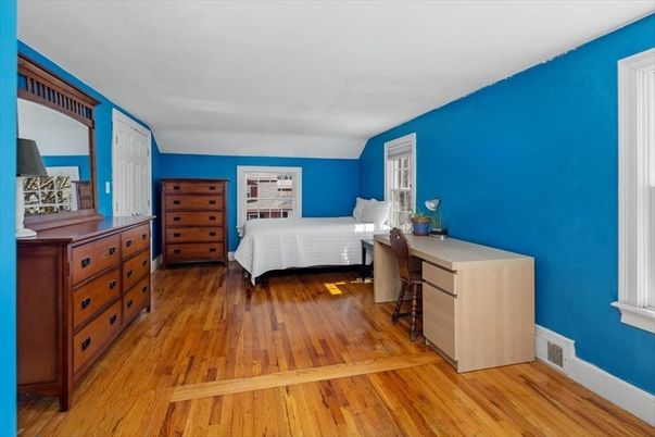 Bedroom, Home Office, Interior, Wood Texture Flooring