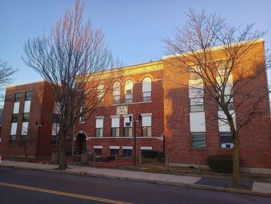 Exterior, Facade, Brick Facade, Rowhouse