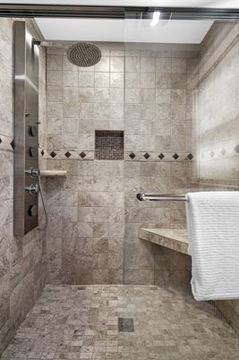 Bathroom, Glass Shower, Interior