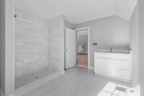 Bathroom, Interior, Wood Texture Flooring