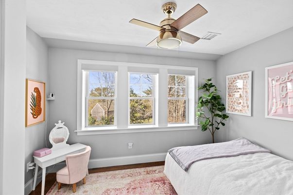 Bedroom, Home Office, Interior, Wood Texture Flooring