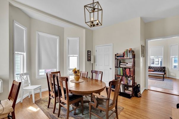 Dining room, Interior, Wood Texture Flooring