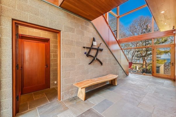 Interior, Stone Walls, Wooden Ceilings