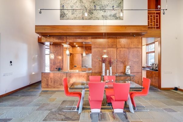 Dining room, Interior, Pendant Lights
