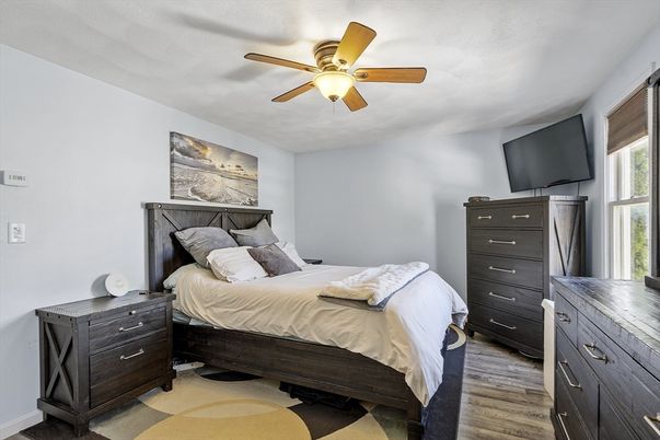 Bedroom, Interior, Wood Texture Flooring