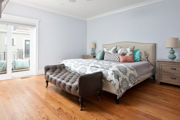 Bedroom, Interior, Wood Texture Flooring