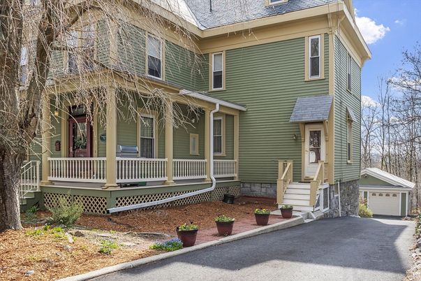 Detached Garage, Exterior, Facade, American Foursquare