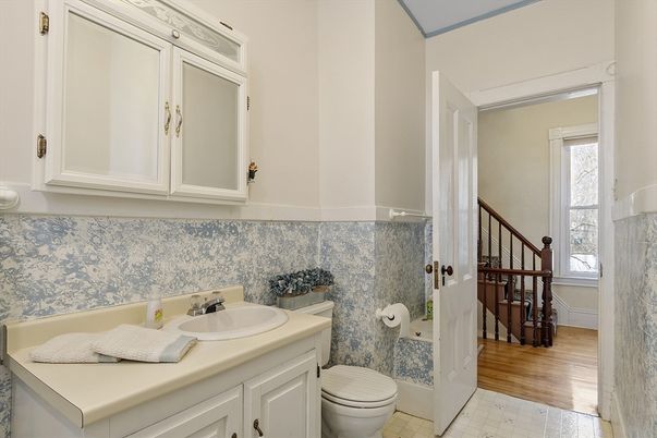 Bathroom, Interior, Wood Texture Flooring