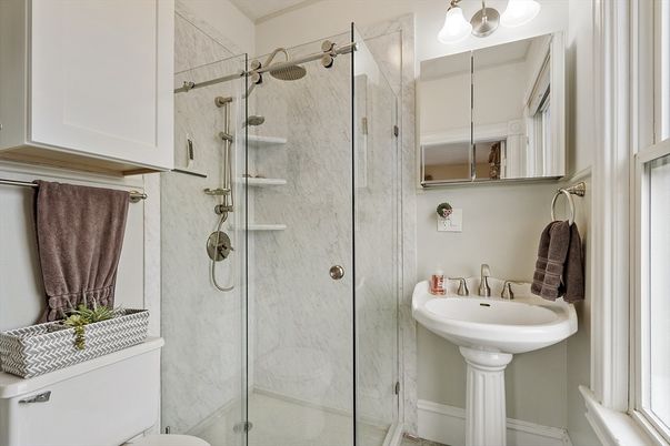 Bathroom, Glass Shower, Interior