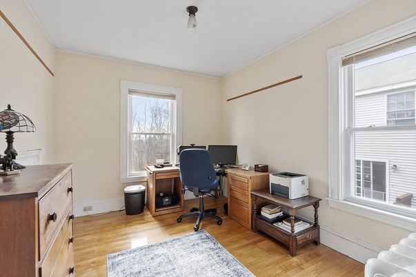 Home Office, Interior, Wood Texture Flooring