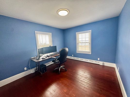 Home Office, Interior, Wood Texture Flooring