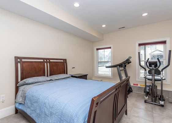 Bedroom, Fitness Equipment, Interior, Recessed Lighting