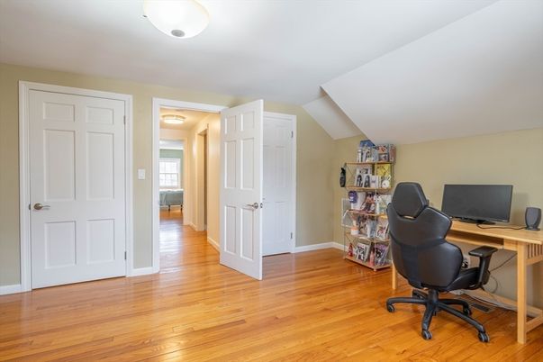 Home Office, Interior, Wood Texture Flooring