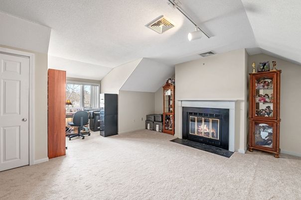 Fireplace, Home Office, Interior