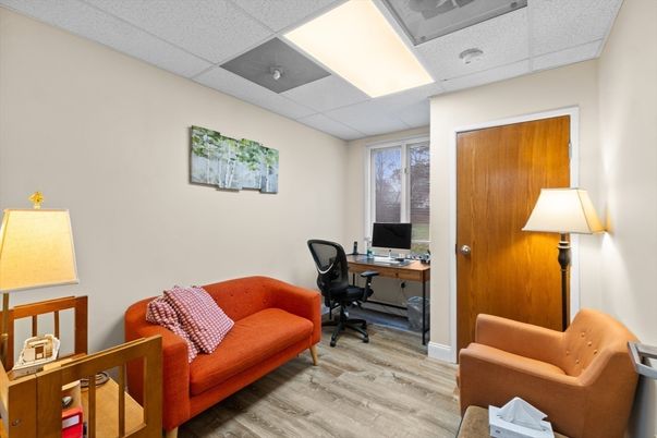 Home Office, Interior, Wood Texture Flooring