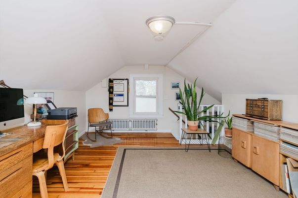 Home Office, Interior, Wood Texture Flooring