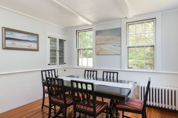 Dining room, Interior, Wood Texture Flooring