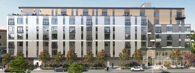 Exterior, Facade, Condo Building