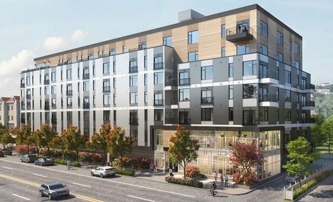 Exterior, Facade, Condo Building