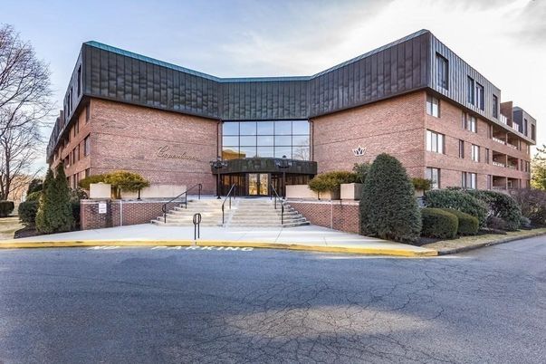Exterior, Facade, Brick Facade, Condo Building