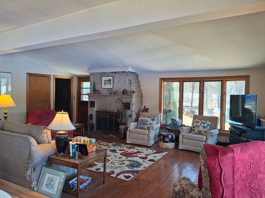Fireplace, Interior, Living room, Wood Texture Flooring