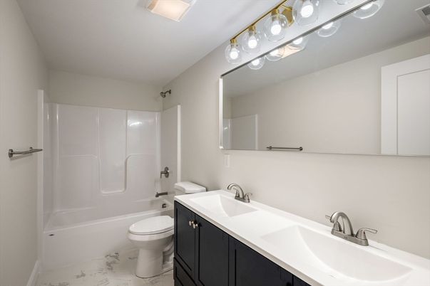 Bathroom, Dual Sink Vanities, Interior, Marble