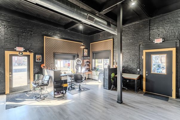 Interior, Stone Walls, Wood Texture Flooring