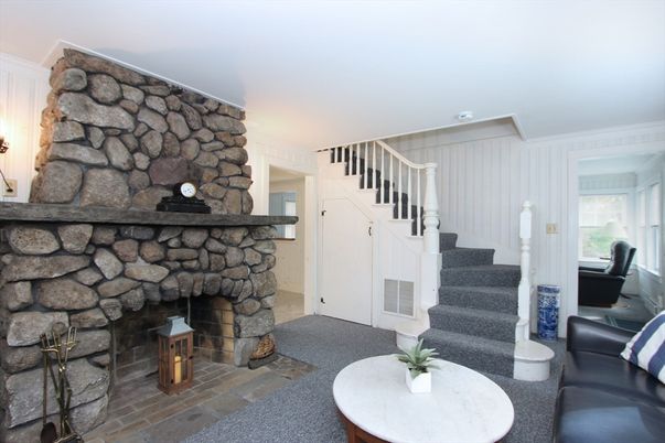 Fireplace, Interior, Stone Walls