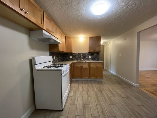 Interior, Kitchen, Wood Texture Flooring