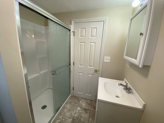 Bathroom, Glass Shower, Interior