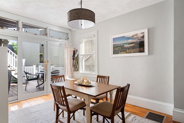 Dining room, Interior, Wood Texture Flooring