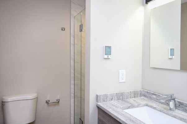 Bathroom, Glass Shower, Interior