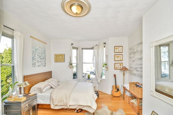 Bedroom, Interior, Wood Texture Flooring