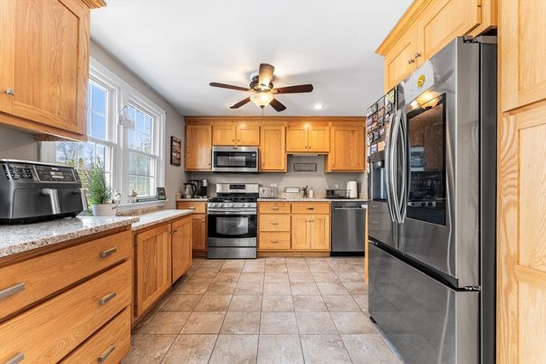 Interior, Kitchen, Recessed Lighting, Stainless Steel Appliances