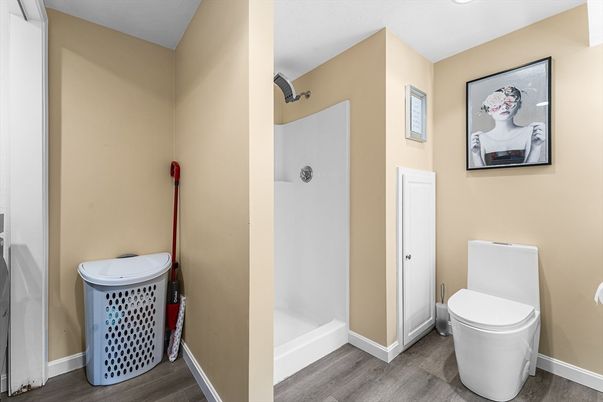 Bathroom, Interior, Wood Texture Flooring