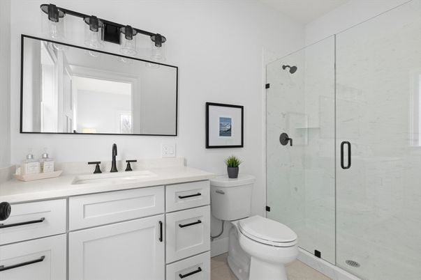 Bathroom, Glass Shower, Interior